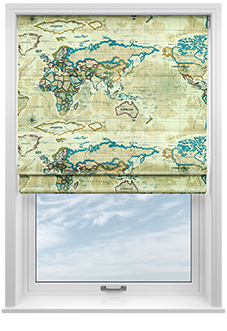 Atlas, Antique - Roman Blind